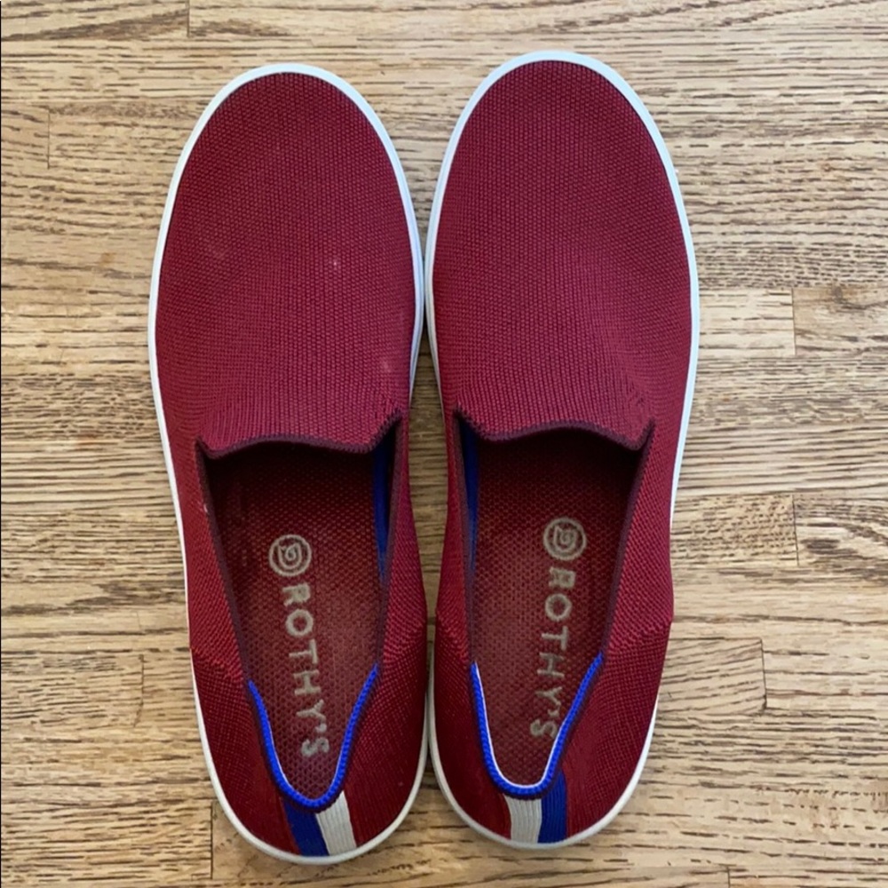 Rothy’s Sneaker size 10.5 Garnet (retired color)